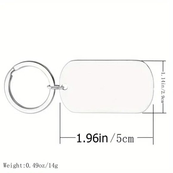 Cat Keychain Just a Girl That Loves Cats Stainless Steel Cat Lover Gift - Picture 4 of 7